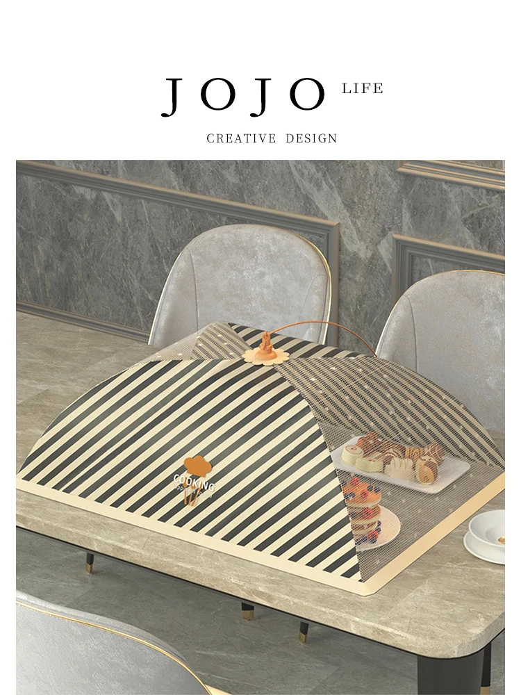 

Food Cover Mr. PD Household Goods Orange Peel Leftovers Anti-Fly Dustproof Table Cover Nordic Sle Simple Design Kitchen Use