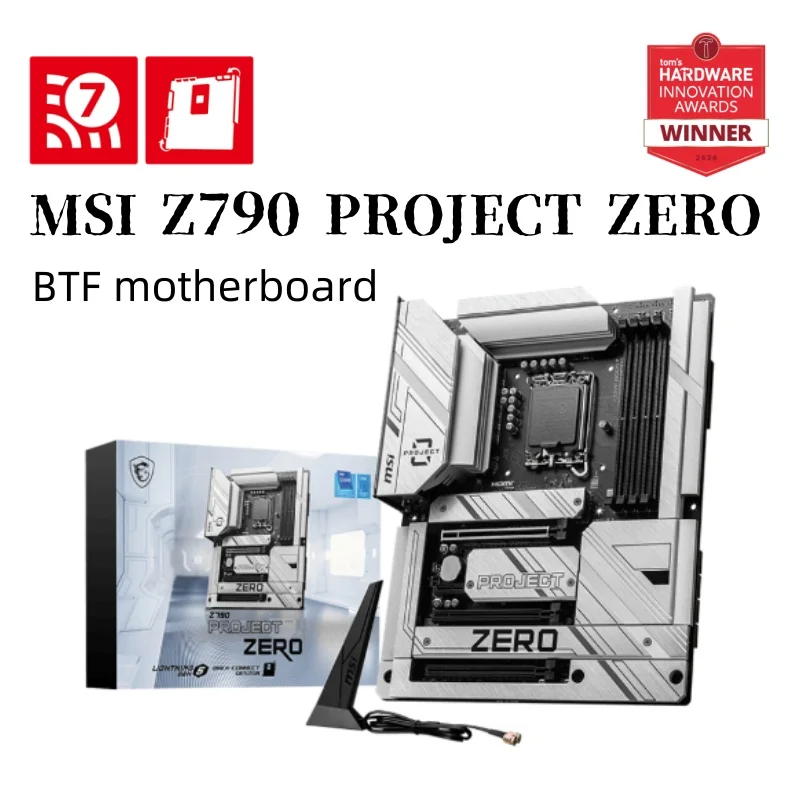 New Original Z790 PROJECT ZERO Motherboard B760 Chipset DDR5 256GB mATX Socket LGA1700 for Core 14th/13th/12th Gen Processors