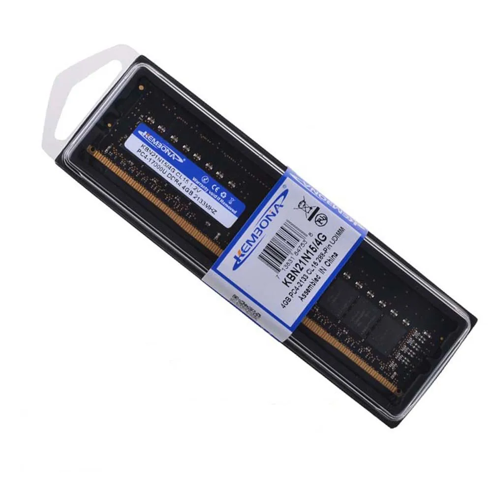 KEMBONA Brand New PC LONG-DIMM Desktop DDR4 4GB 4G 2400MHZ And 2133MHZ 2666MHZ 3200MHZ 288PPin  compatible for INTEL& for A-M-D
