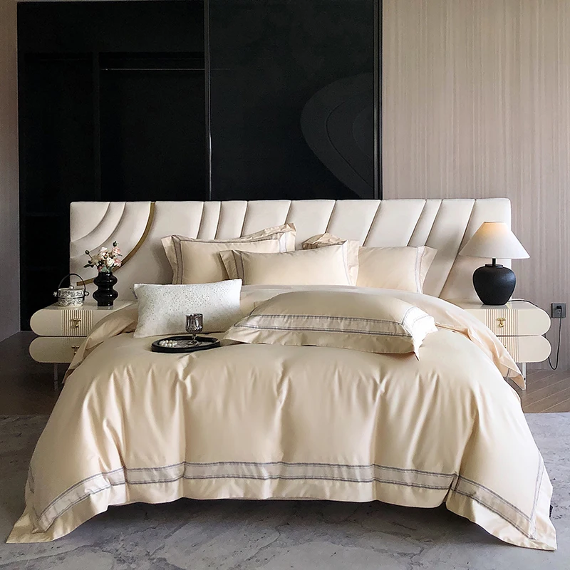 2025 New Premium Bedding Sets, 100% Cotton, High - End, Light Luxury, Queen Size, for a Refined Bedroom Aesthetic