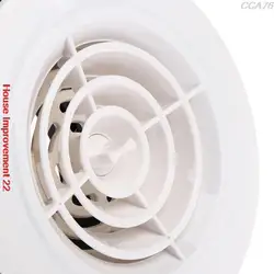 1PC High Quality ABS Material Adjustable Air Ventilation Cover Round Ducting Ceiling Wall Hole Air Vent Grille