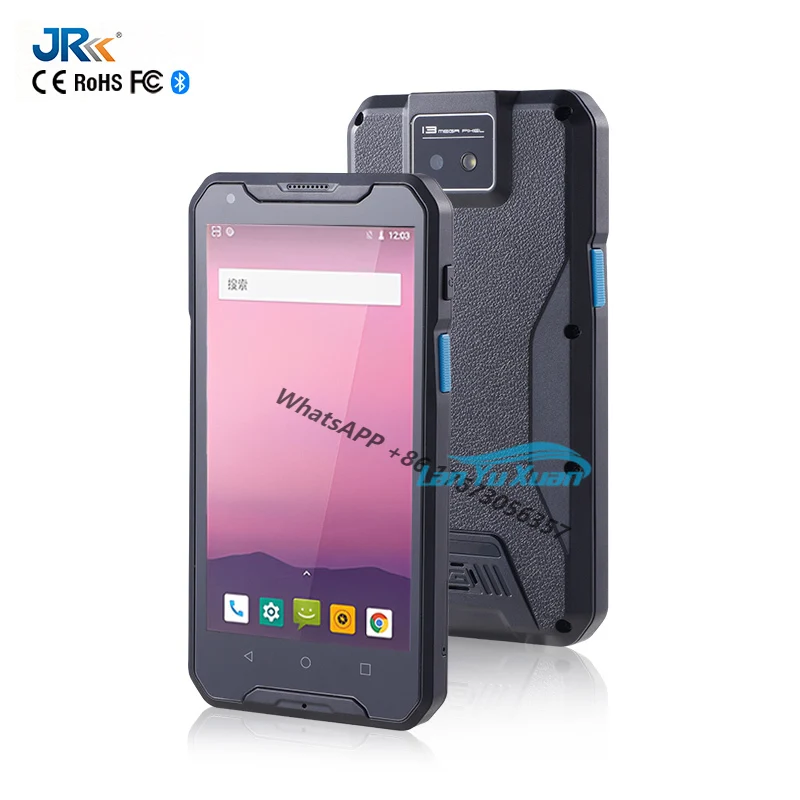 2 Pcs PDA927 Android 8.1-inch Industrial PDA With Barcode Scanner And 4GB+64GB Memory Card