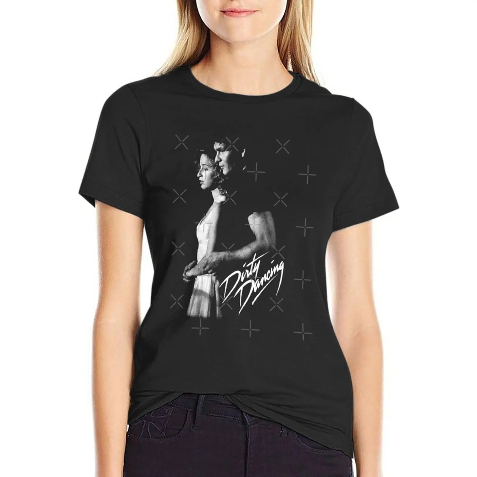 

Dirty Dancing john and baby T-Shirt vintage animal prinfor funny t shirts for Women