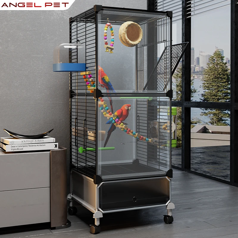 

Nest Large Canaries Bird Cages Parrot Cage Birds Flying Accessories Small Animal Hideout Parrot Cottage Supplies Birdhouse