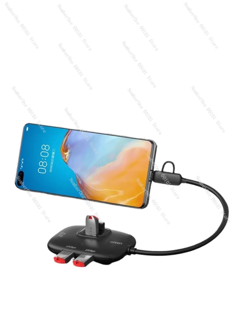 

Высокоскоростной USB-C хаб Thunderbolt Type-C, док-станция, многопортовый разветвитель USB 3.2 Gen 2, адаптер-конвертер 10 Гбит/с