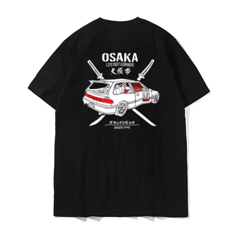 

Футболка Honda Civic EK EF9 Hanshin Highway Capital 2021, дышащая мужская футболка с поглощением пота, высококачественная мотоциклетная футболка