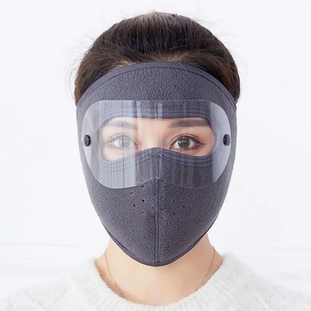 

Sport 1PC Ski Cycling Headwear Anti Dust Windproof Breathable Riding Hat Fleece Face Shield Face Mask Hood Caps Cycling Cap