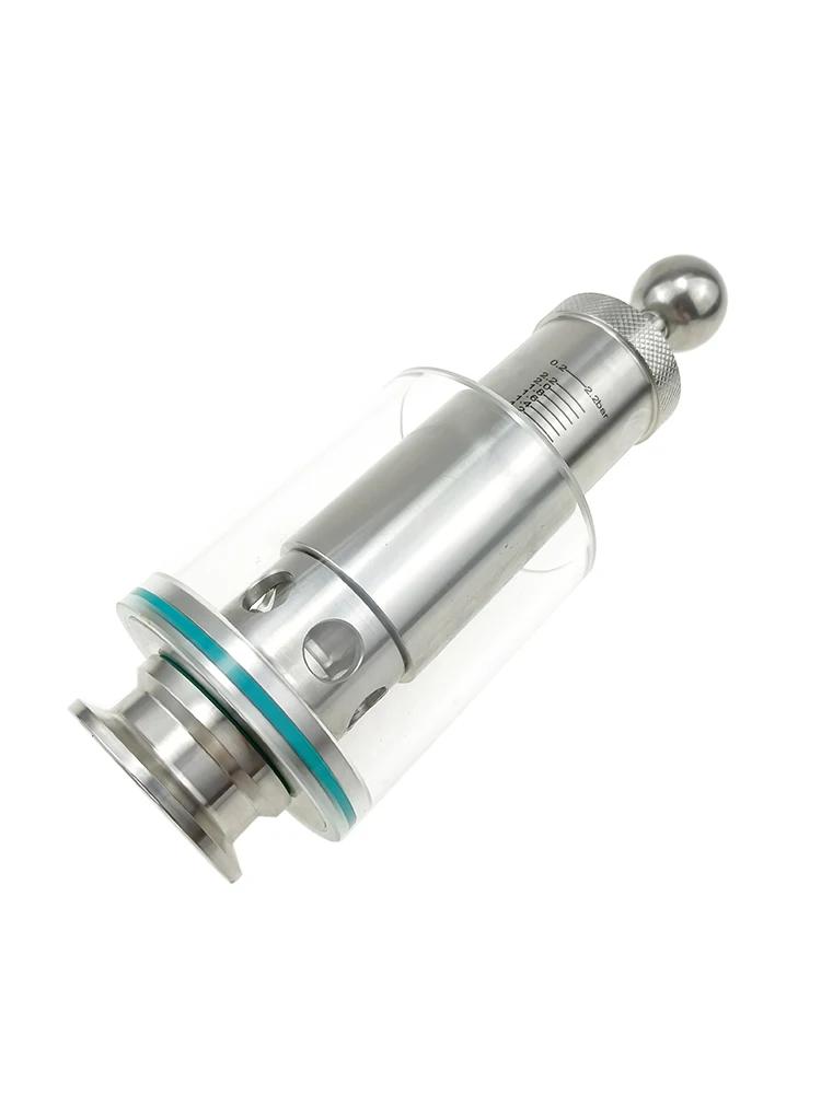SS304 1.5 "TC50.5mm soupape de surpression de bière sanitaire réservoir de fermentation valve d'échappement bière de brassage à domicile
