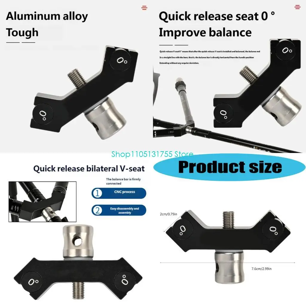 

K0EF V Bar Stabilizer Training V Bar Balance Rod Quick Disconnect Mount