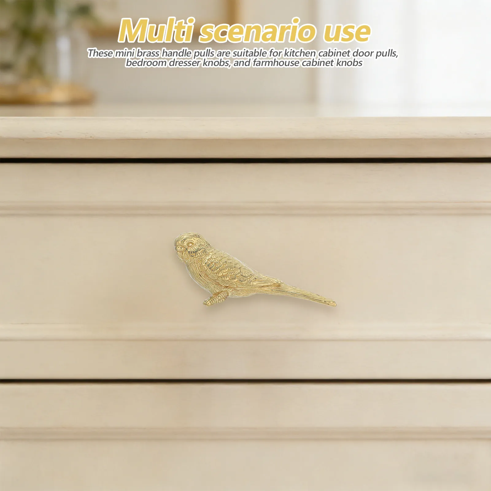

Brass Bird Drawer Pulls Brass Animal Cabinet Knobs Gold Bird Shape Handles Kitchen Vanity Dresser Drawer Pulls Farmhouse