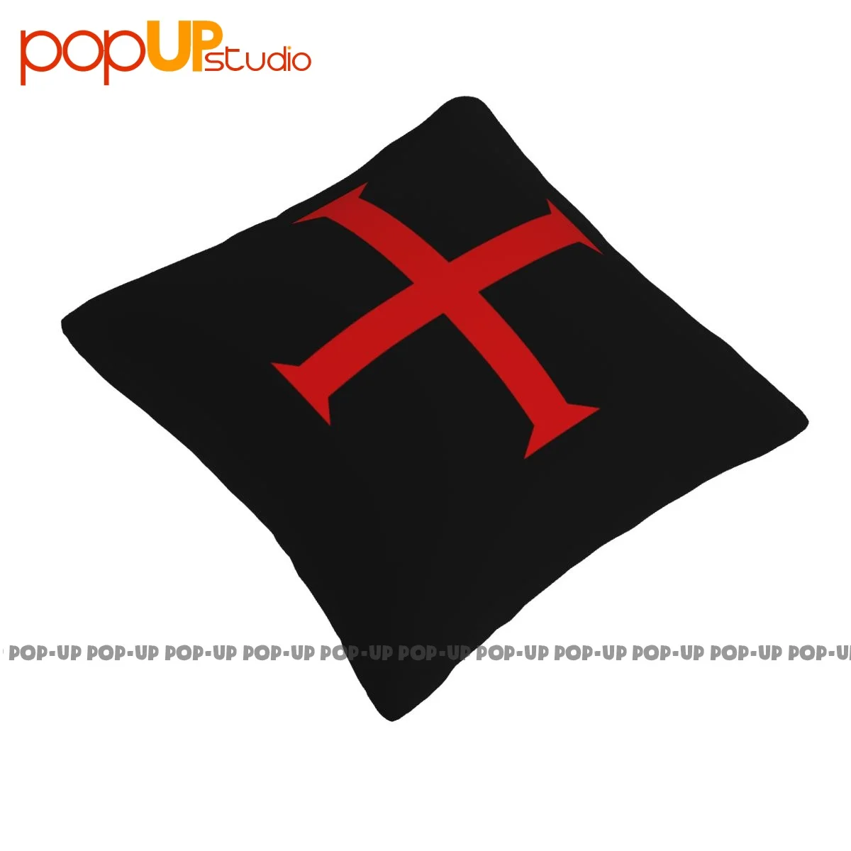 Print Knights Templar Cross Shield Christian Solomon Pillowcase Throw Pillow Cover Natural Home Decor Top Quality