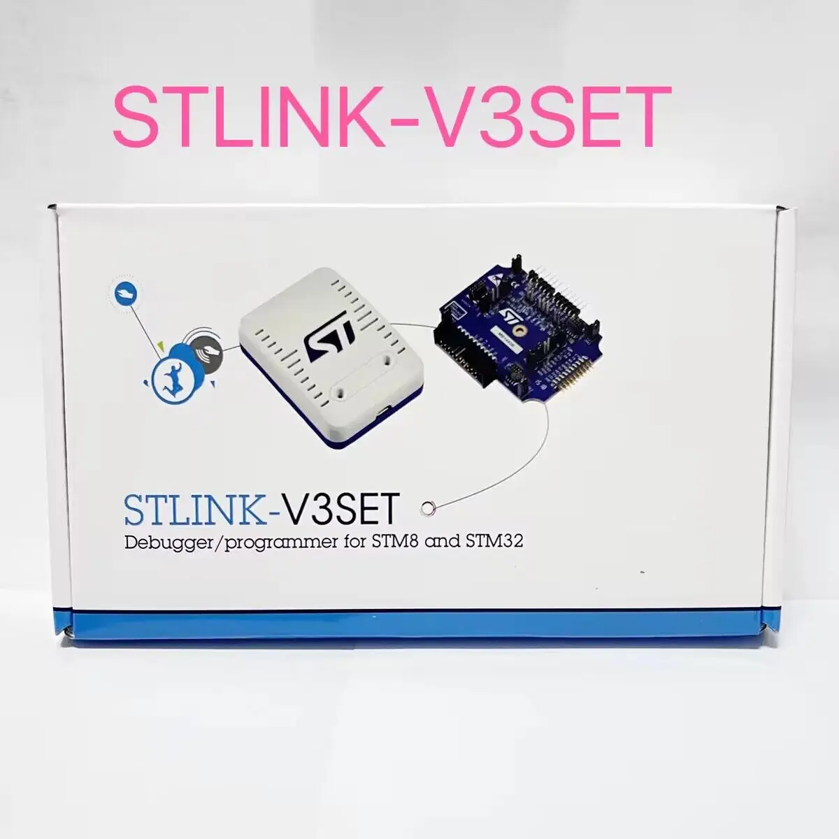 

1PCS 100% brand new original authentic STLINK-V3SET ST-LINK V3 STM8/STM32 download emulation/debugger programmer probe