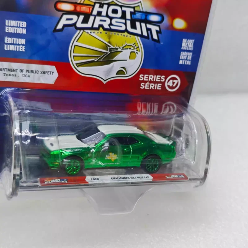 

Greenlight 1:64 2020 Challenger SRT Hellcat Electroplated green Alloy Car Model Static Collection Decorated Holiday Gifts Toys