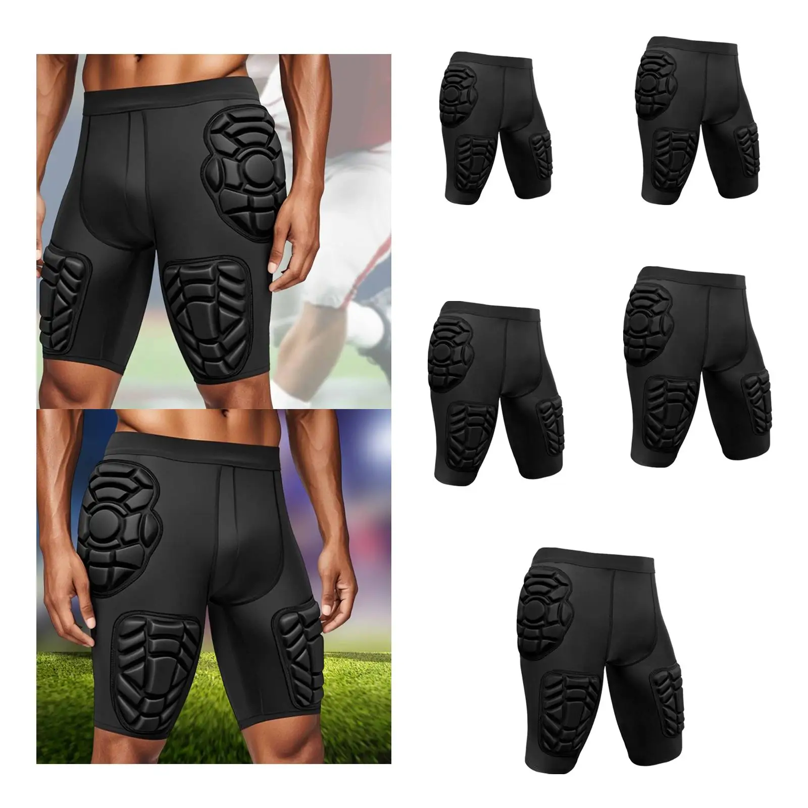 Protección 3D cadera trasero protección del coxis transpirable antideslizante EVA acolchado pantalones cortos para esquiar patín Snowboard deportes al aire libre montar