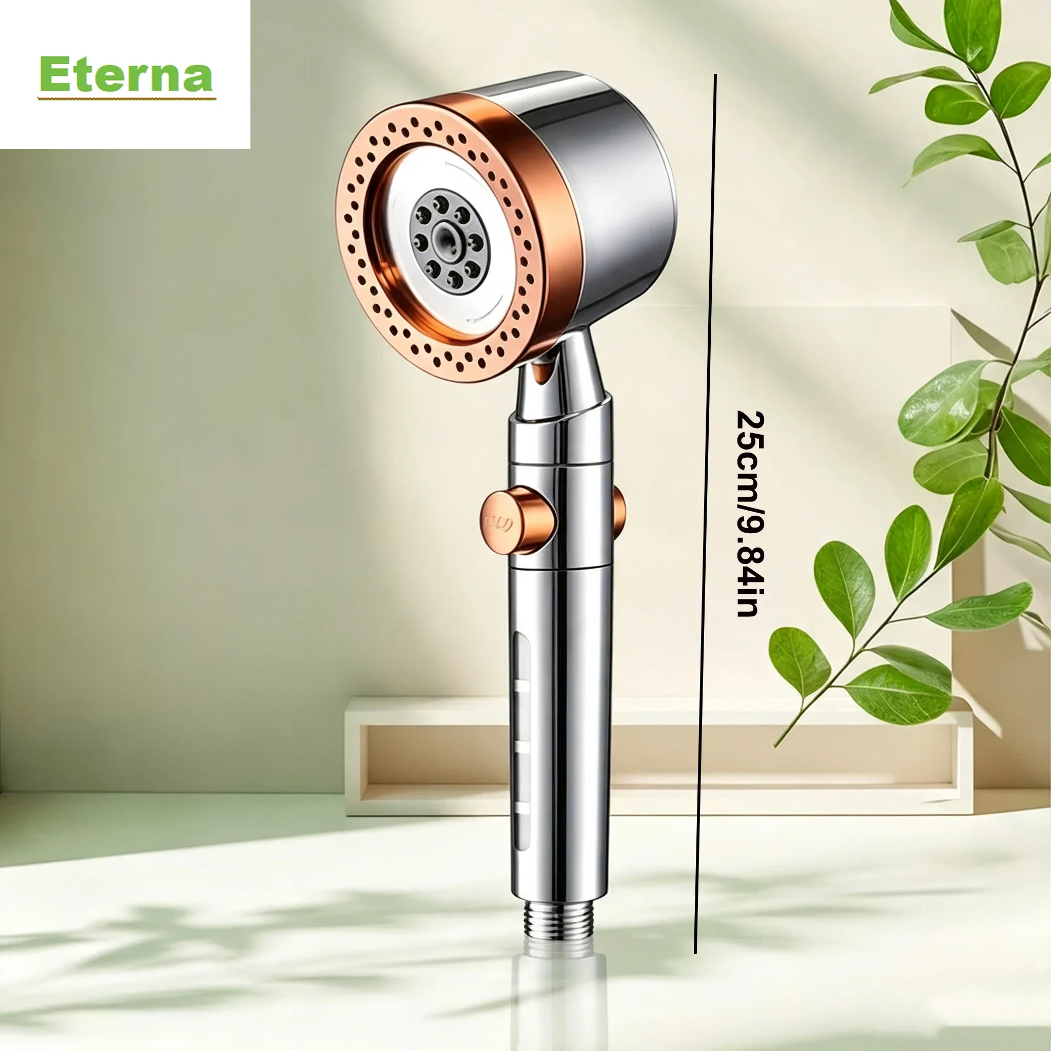5 Adjustable Water Flow Modes Handheld Showerhead, Equipped with Filtration System, Bathroom Showerhead, Enjoy Luxurious Bathing