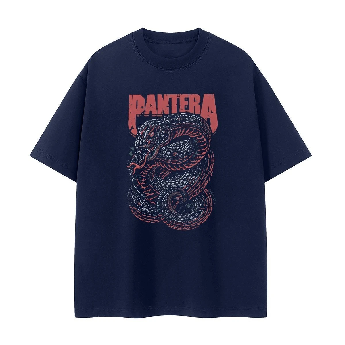 

Pantera Band Vintage American Street VTG Свободная хлопковая футболка с круглым вырезом в стиле рок Мужская летняя повседневная спортивная футболка с коротким рукавом