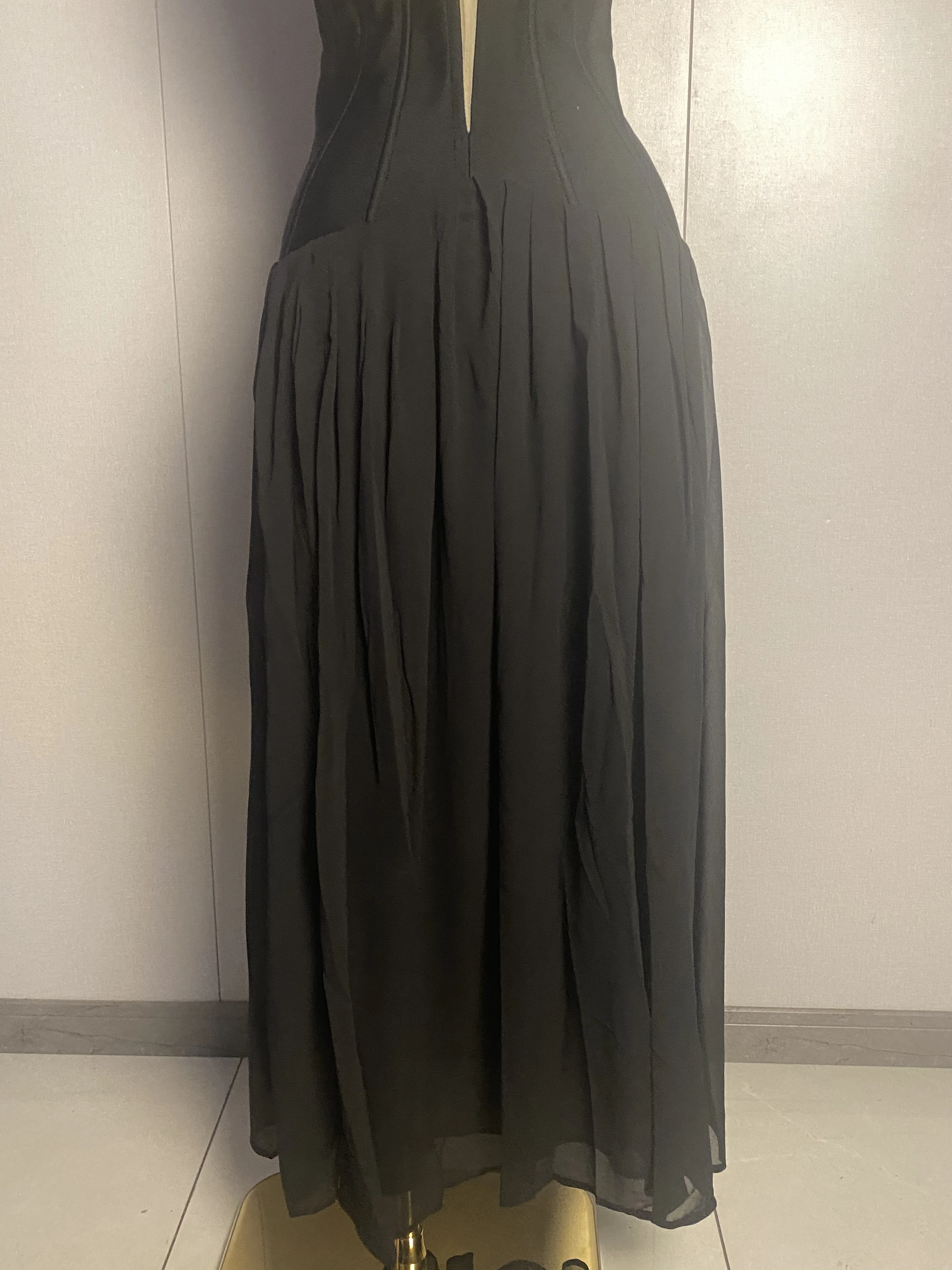 New Women Sexy Strapless Deep V Neck Backless Black Maxi Long Dress 2025 Elegant Evening Club Luxury Birthday Party Dresses