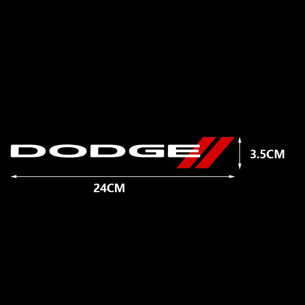 1/2/5/8Pcs Car Emblem Styling Sticker Auto Exterior Accessories For Dodge Durango Caliber Neon SXT Ram1500 Nitro Dakota Dart SRT view 6
