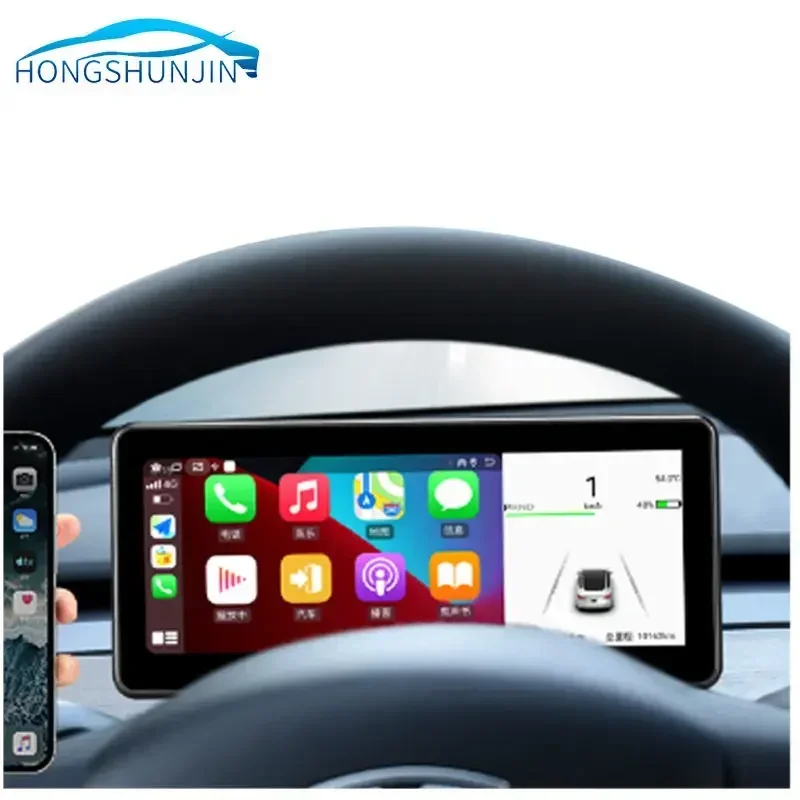 Best 8.8/10.25 Inch LINUX Android System Gauge Speedometer Car Electric Digital Instrument Cluster Dashboard For Model3 ModelY
