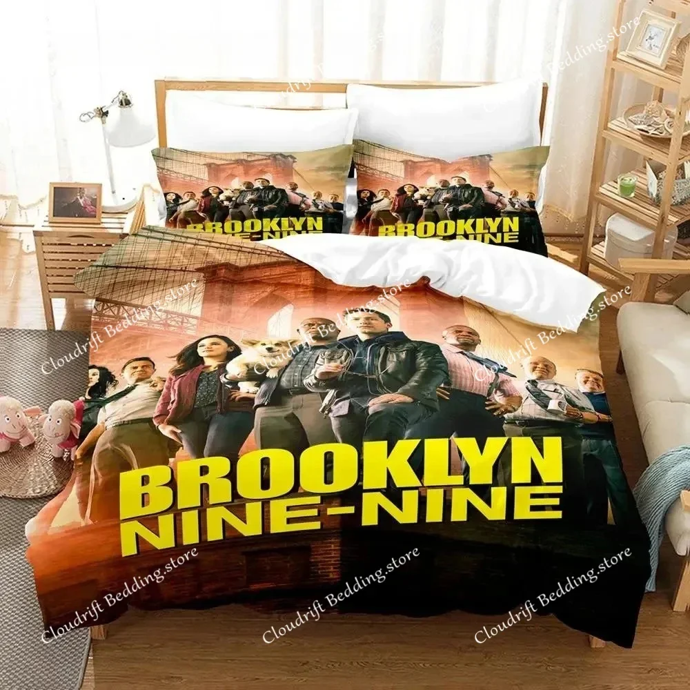

Brooklyn Nine-Nine Bedding Set Boys Girls Twin Queen Size Duvet Cover Pillowcase Bed Kids Adult Fashion Home Textileextile026