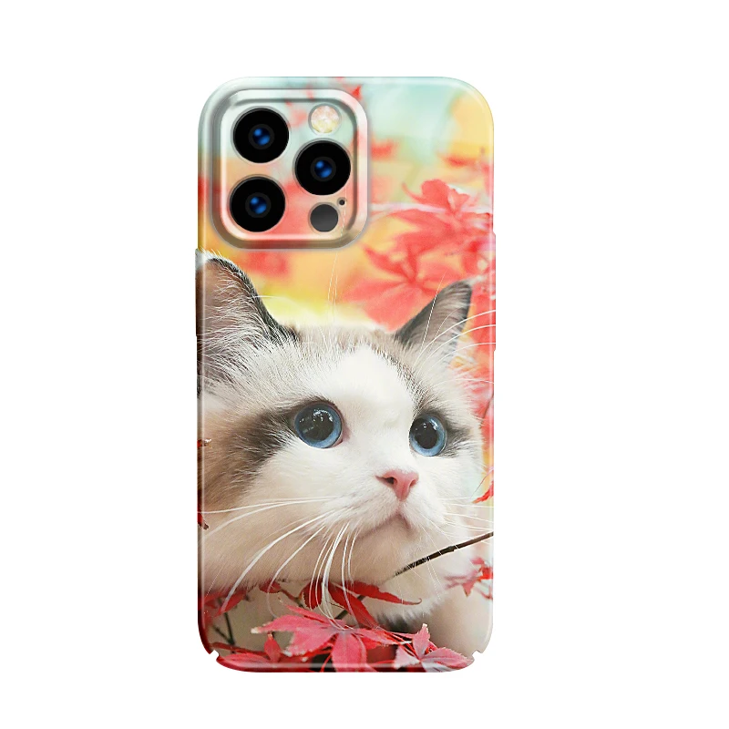 cute luxury phone case para aesthetic for iPhone 14 11 15 13 12 xs Pro Max xr x plus Cute Cartoon Full package protective cover