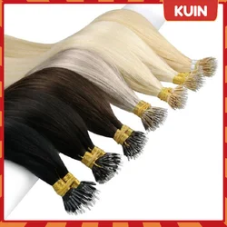 Platinum Nano Rings Hair Extensions Natural Micro Beads Hair Extensions Straight Remy Original Human Microring Hair Pure Color