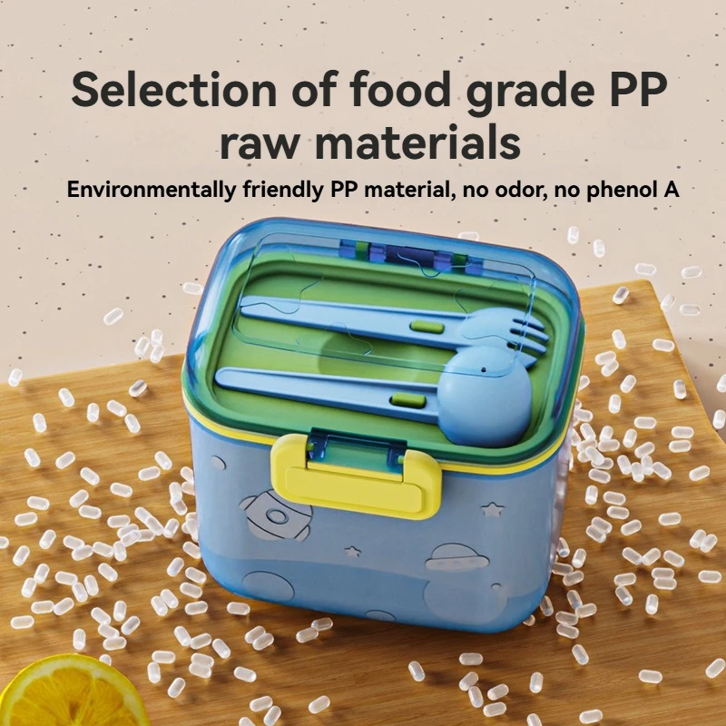 Портативный ручной контейнер для детской смеси, герметичный и влагостойкий для выхода на выход, контейнер для детского рисового порошка, порционная коробка