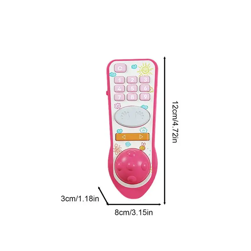 Baby Toys Simulation Baby Cell Phone Remote Control With Light Music Kids Early Educational Pretend TV Remote Press buttons Toys