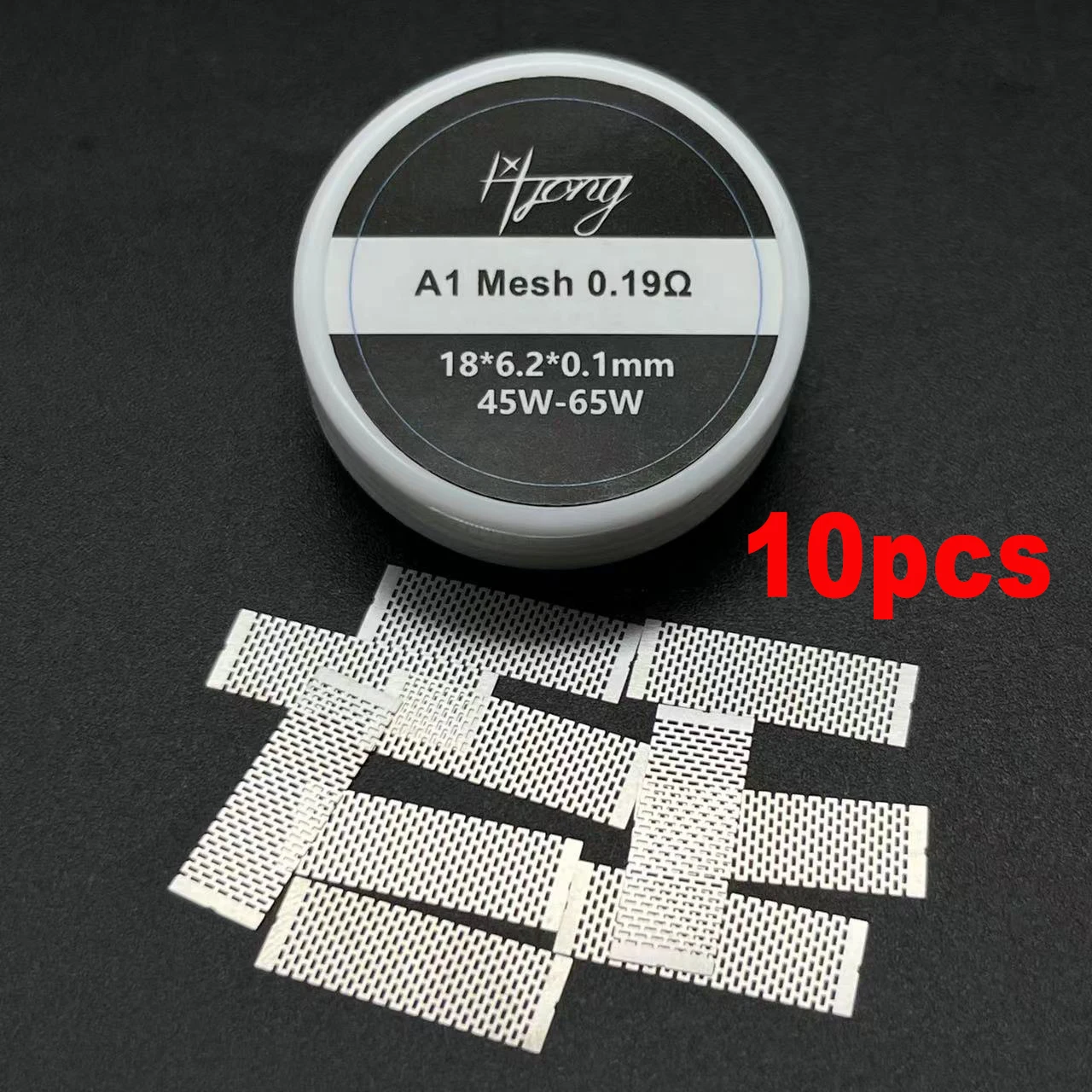 10pcs/box Zeus X Mesh Coil A1 Ni80 Bacon Cotton For Zeus X Mesh Kylin M Profile RDA RTA Mesh Coils Tool Accessories