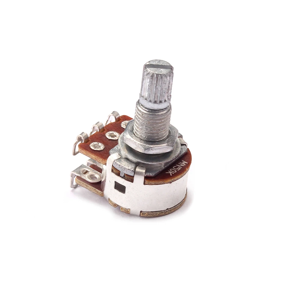 

audio potentiometers MN50K Dual Pot Guitar Amp Potentiometer Guitar Potentiometer Guitar volume potentiometer