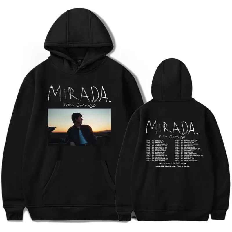 Ivan Cornejo Mirada Tour 2024 Hoodie Merch Man/Woman Unisex HipHop Long Sleeve Sweatshirts Hooded Streetwear