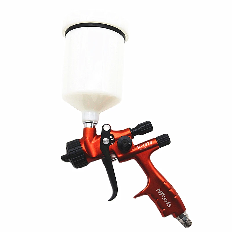 Ntools 1.3mm Nozzle Spray Gun Air Paint Spray Gun Water Based HVLP Spray Gun Airbrush for Car Painting Gun