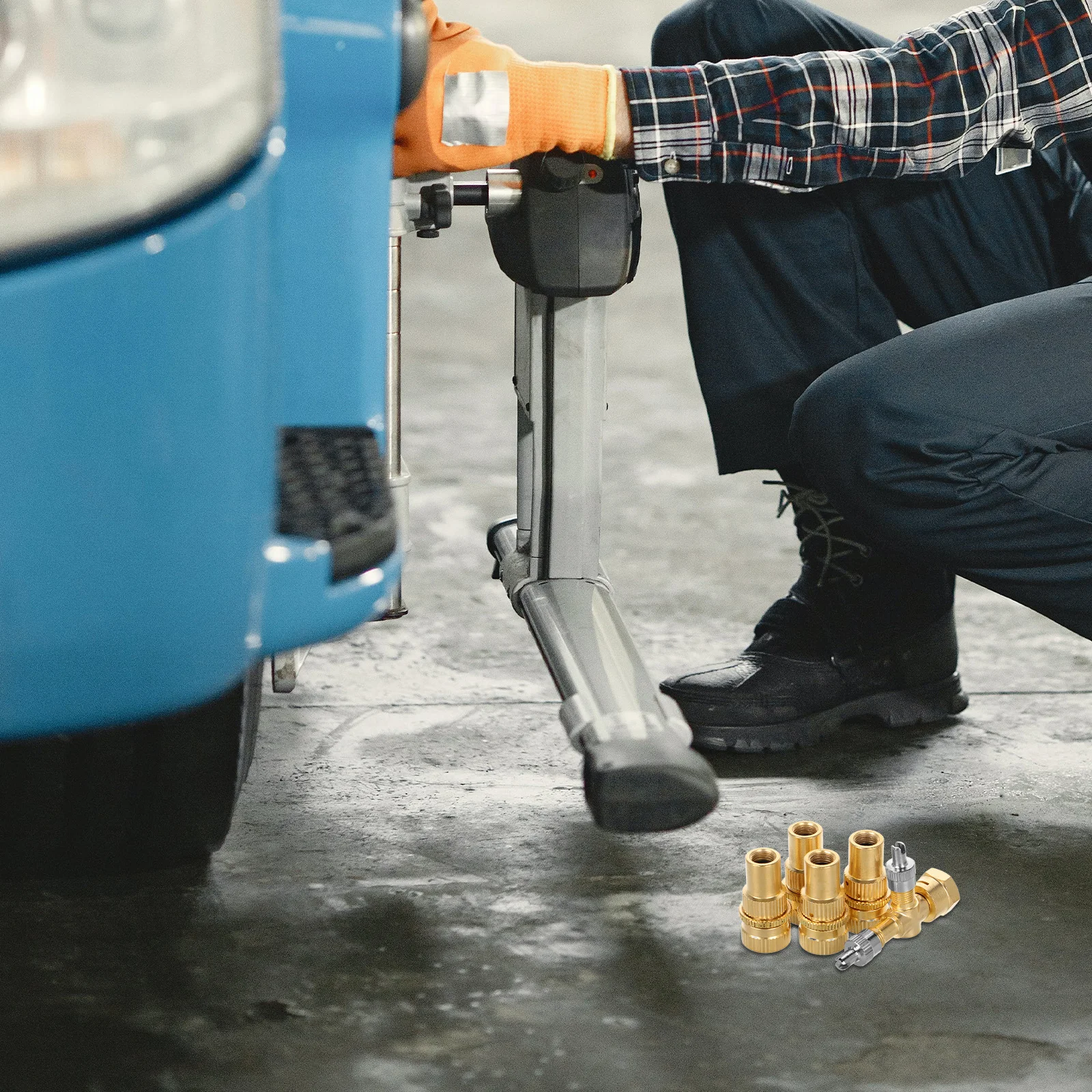 

Durable Tire Deflator Kit Adjustable Pressure Release Tool for Cars Trucks Motorcycles Atv Easy Use Precise Monitoring