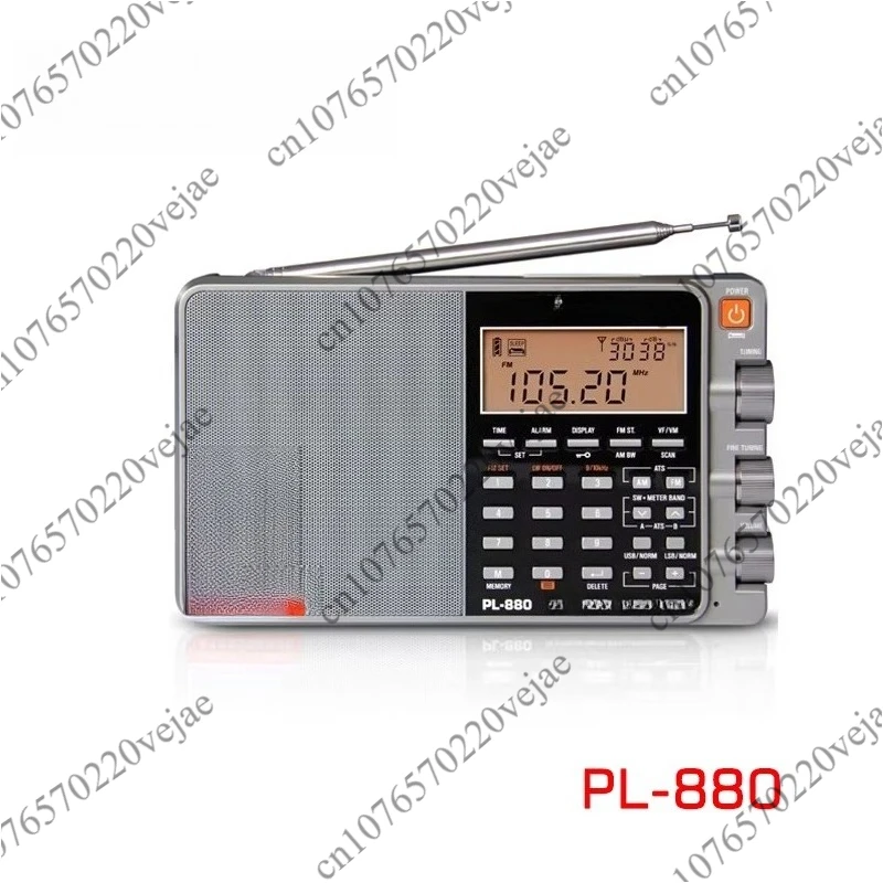 PL-880 Portable High Sensitivity Full Band Digital Tuned Radio High End Radio Receiver