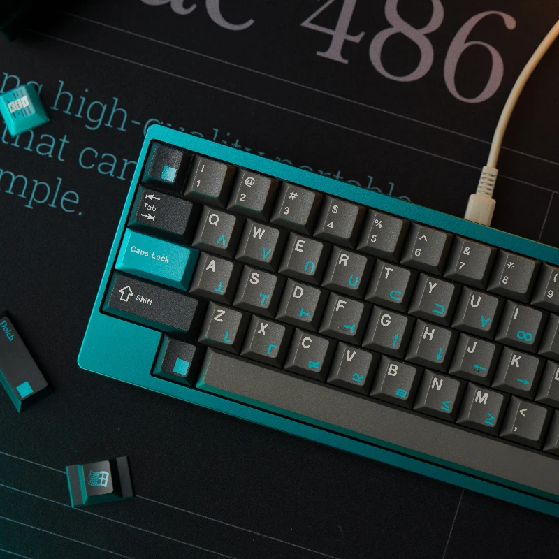 Keykobo Dolch Kkb Keycaps ABS Injection Molded Opaque Keycaps Set MX Keycaps Set Personality Durable