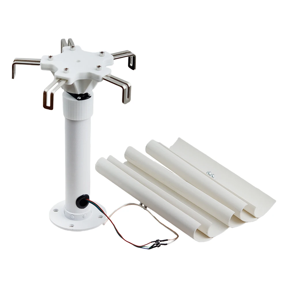 Vertical Five-blade Wind Generator Model Three-phase Permanent Magnet Brushless Generator Low-speed Windmill Portable Outdoor