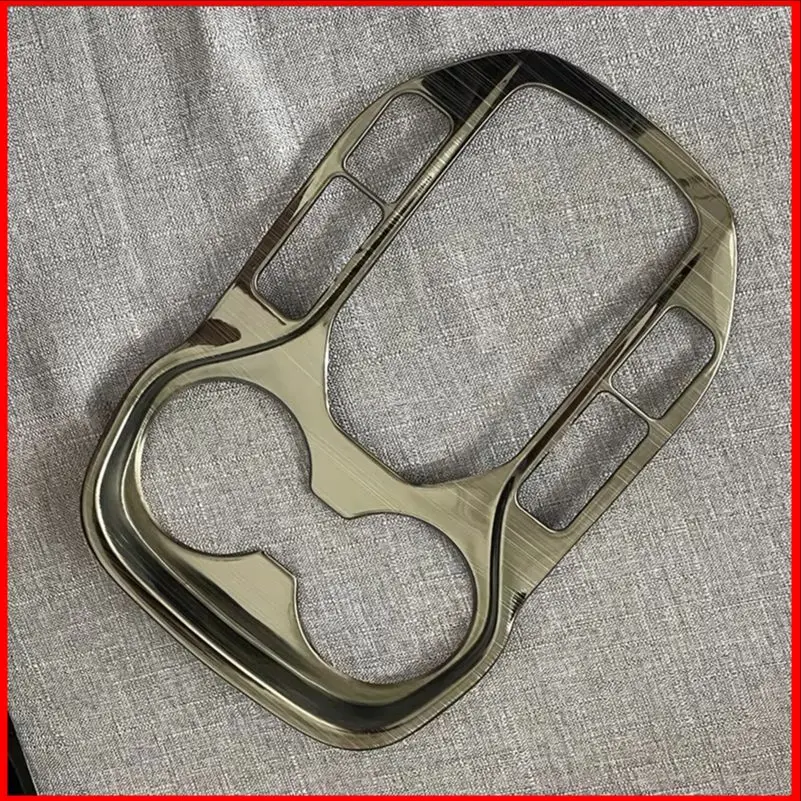 

Car Styling For Hyundai Santa Fe 2013-2017 Gear Shift Panel Cover Water Cup Holder Decoration Frame Trim Auto Parts Accessories