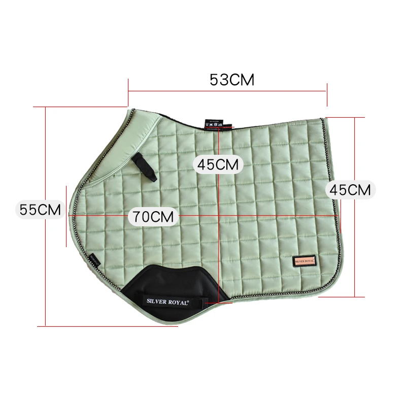 British sweat drawer saddle pad horse pad Sweater drawer integrated saddle pad satin pad square with drilling saddle pad equestr