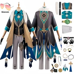 Disfraz de Aventurina Honkai Star Rail, reloj de pulsera, sombrero, guantes con cuello de piel, juego completo, disfraz de fiesta de Carnaval y Halloween