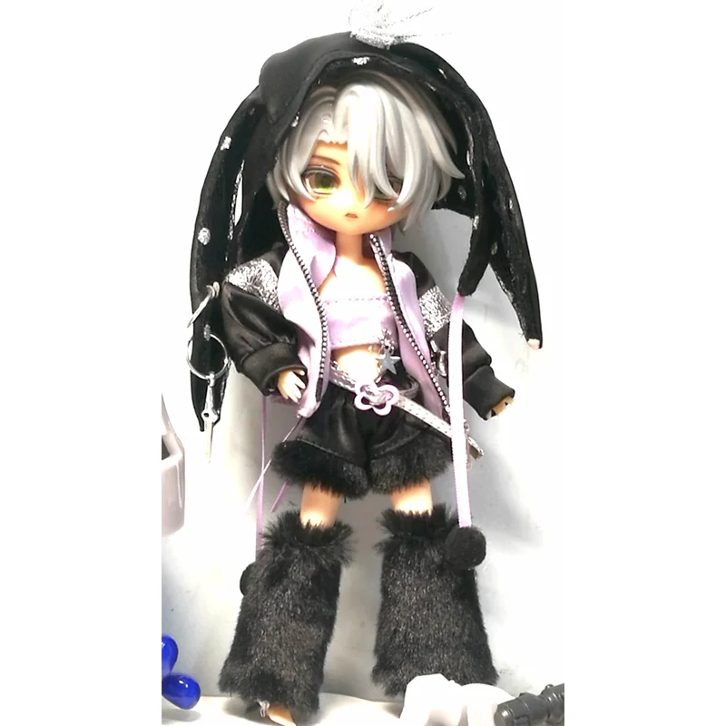 12-częściowy zestaw ubranek dla lalek BJD, seria codzienna, seria \"Sleepless Sequence\", urocze ubranka dla lalek, modna sukienka dla lalek, akcesoria do ubierania lalek, zabawka