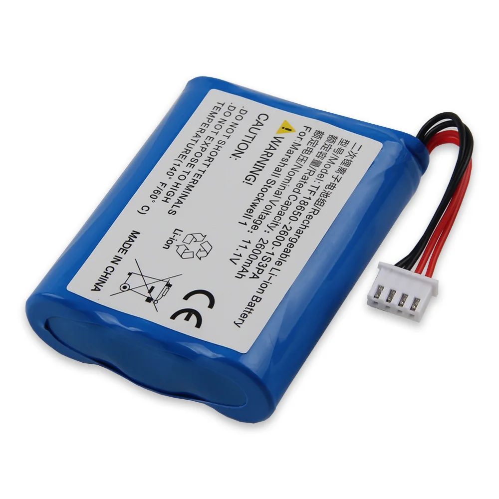 TF18650-2600-1S3PA For Marshall Stockwell 1 Gen Bluetooth Speaker Replacement Battery With Tool 2680mAh