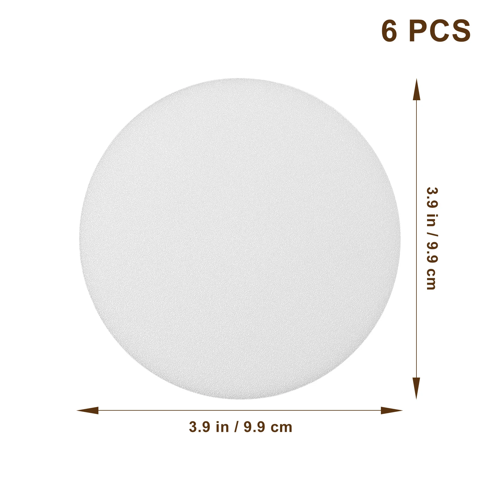 6Pcs LED Diffuser Filter Milky Recessed Anti-glare Lampshade ceiling Light Cover Chandelier LED Diffuser Len universal home deco