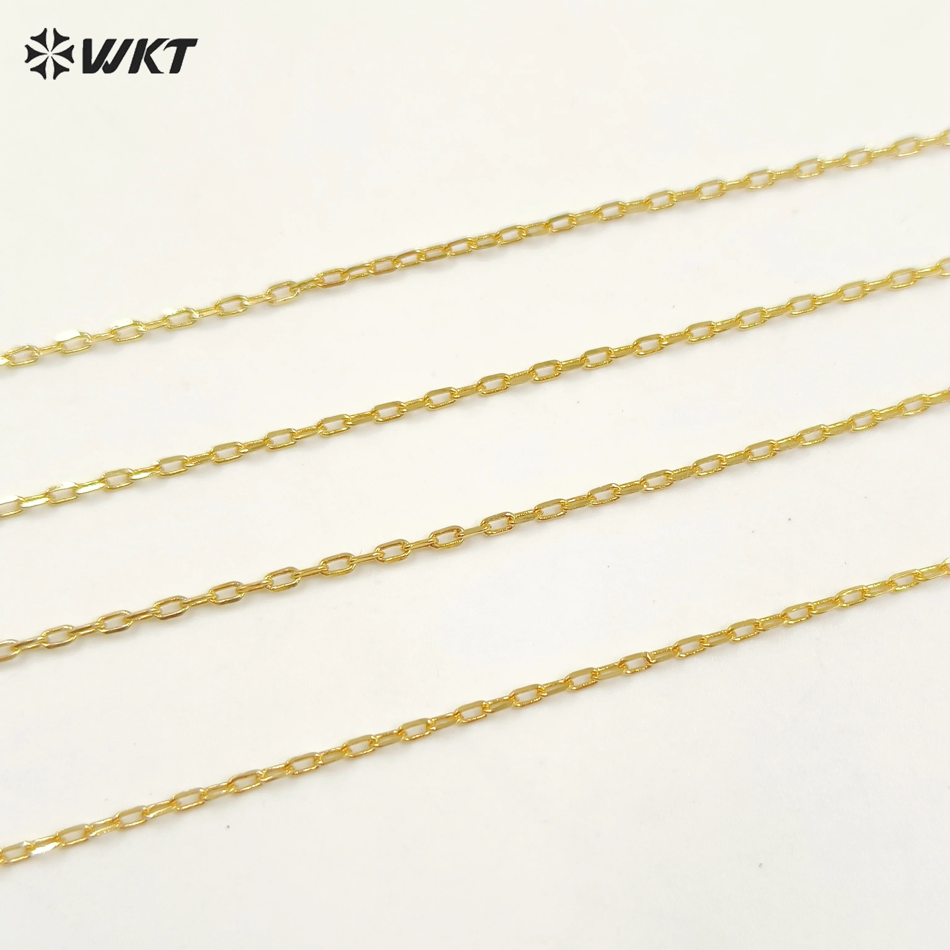 WT-BFN020 Simple Beautiful Fashion Gold Plated Chain Cute Necklace Jewelry Accessory For Women Girl Birthday Gift Party Dressing