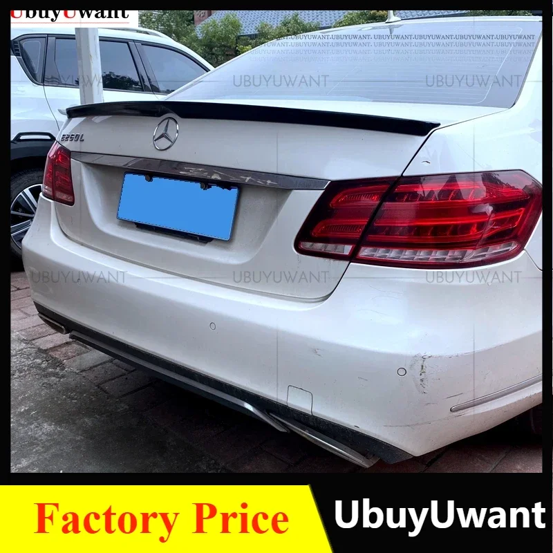 Spoiler For Mercedes W212 2008-2013 High Quality Abs Plastic Car Tail Wing Decoration For Mercedes-benz E Class W212