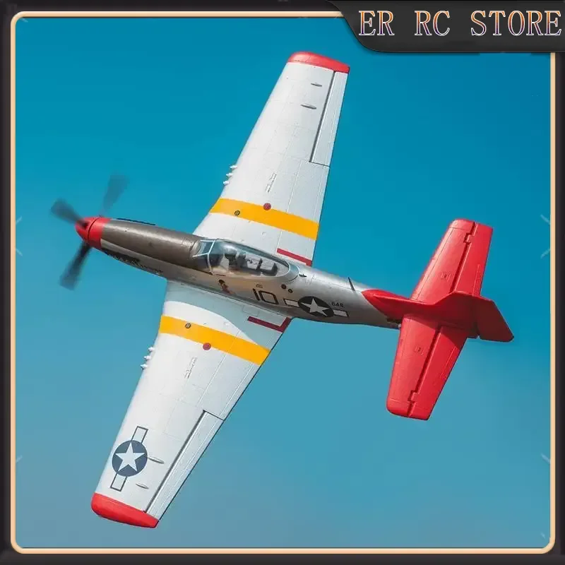 Flechas p51 "mustang" avião elétrico rc 850 mm envergadura simulação modelo da segunda guerra mundial aeronave de controle remoto para iniciantes