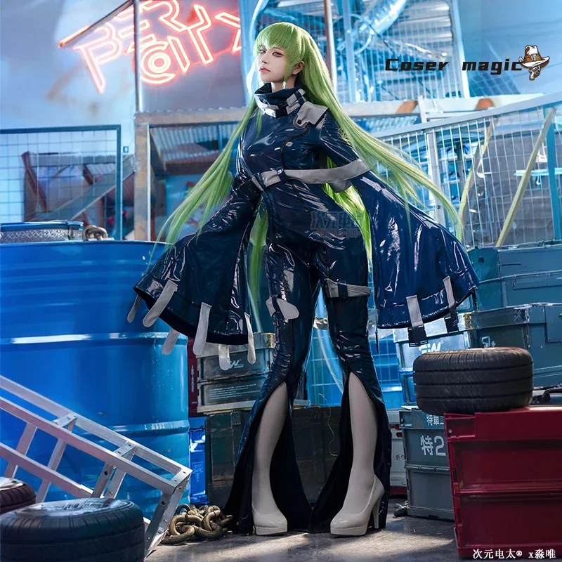 

C.C. Cosplay Costume Anime Code Geass Uniform Halloween Carnival Party Christmas Play Role Clothes Clothing