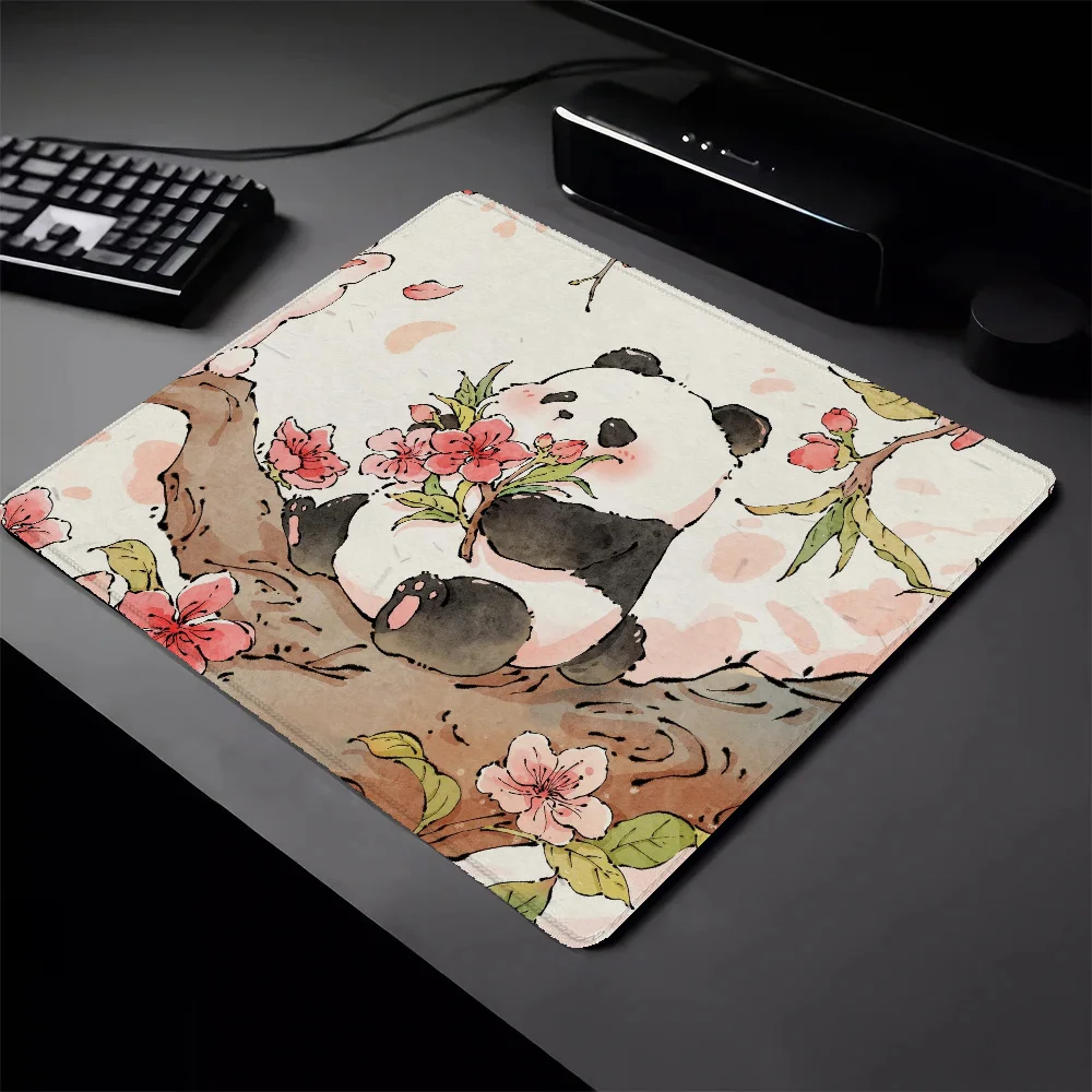 Mause Ped fare Panda ve tavşan küçük Mousepad oyun fare Mat Deskmat Mausepad Pad masaya Pc aksesuarları paspaslar Ped