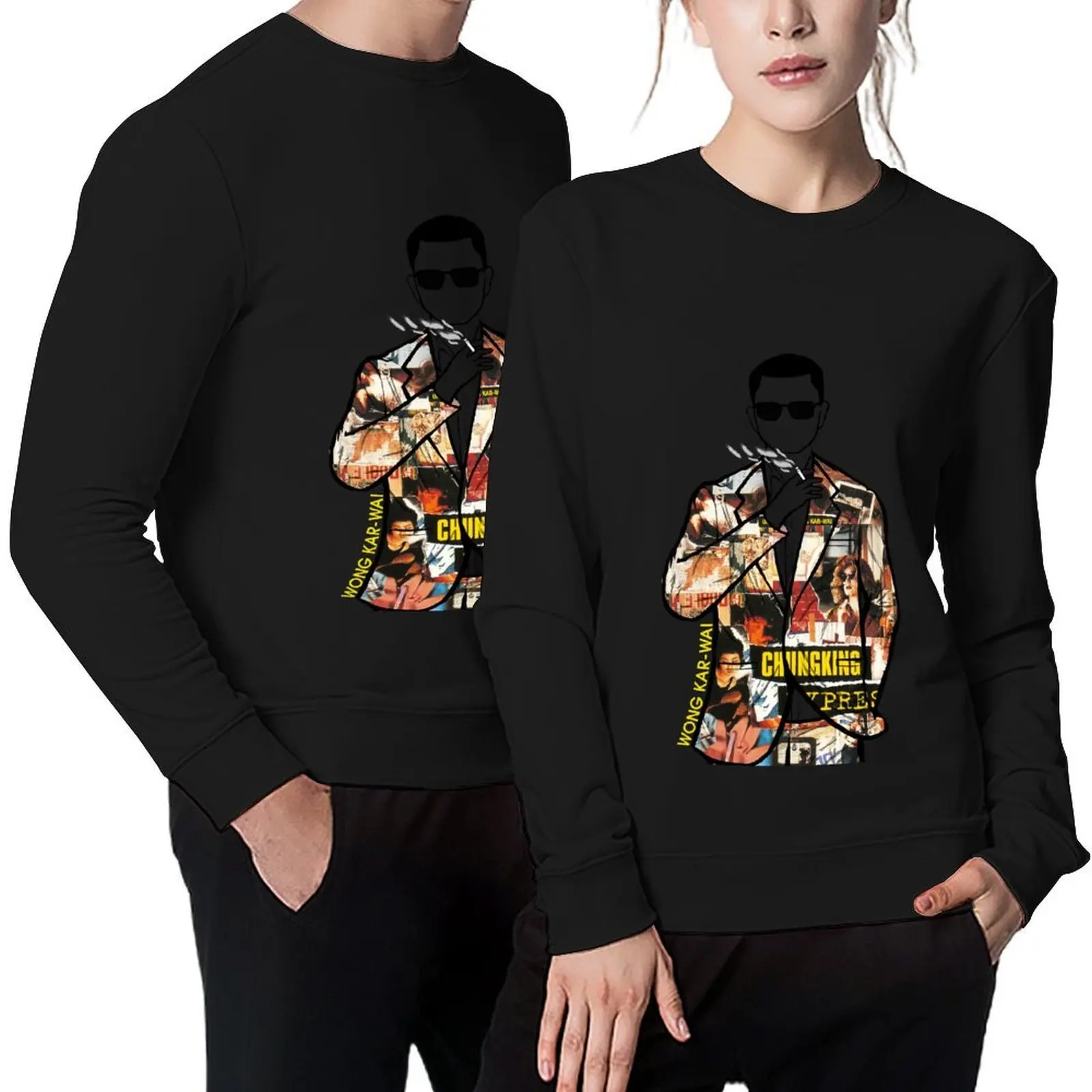 

A Portrait of Wong Kar-Wai director of Chungking Express (2) Pullover autumn clothes men wear sweatshirts for men