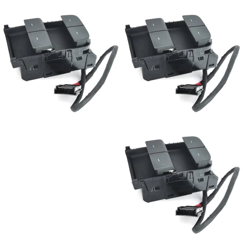 T17C Λ 3X Car Left Front Power Window Control Button Switch 1081037-02-G For Tesla Model 3/Y 2021-2024 Door Glass Lifter