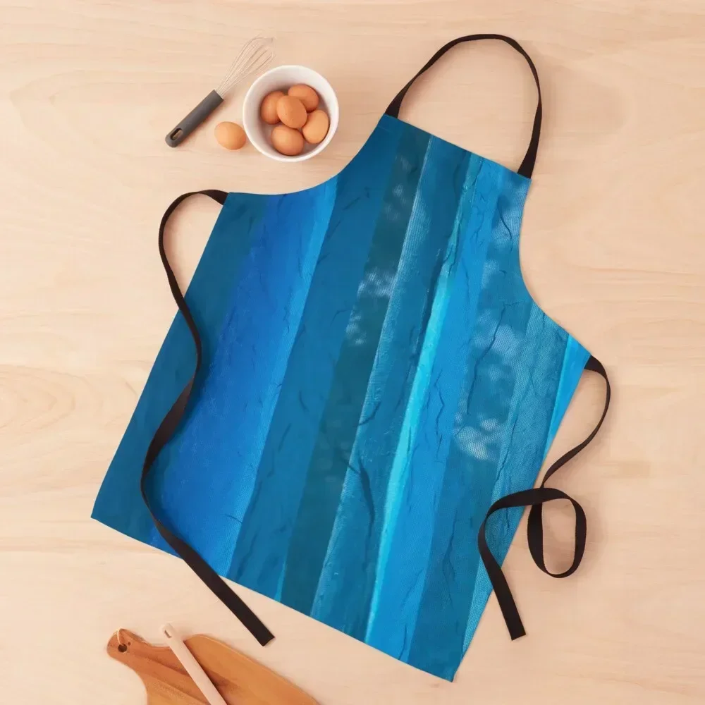 

Sheer Blue Apron Beauty cook wear kitchen woman Camping Apron